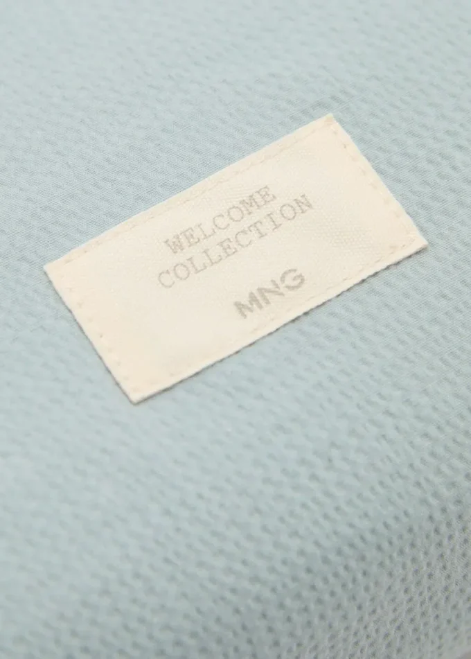 Kosmetická taška z texturované bavlny Kosmetická taška z texturované bavlny