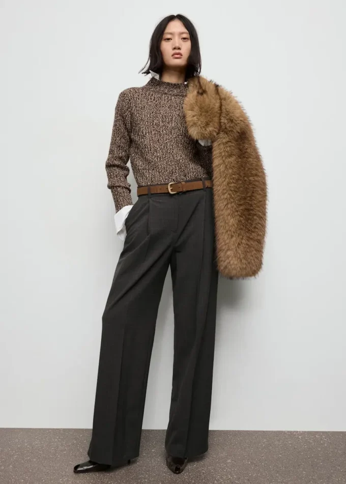 Kostkované kalhoty s puky Kostkované kalhoty s puky