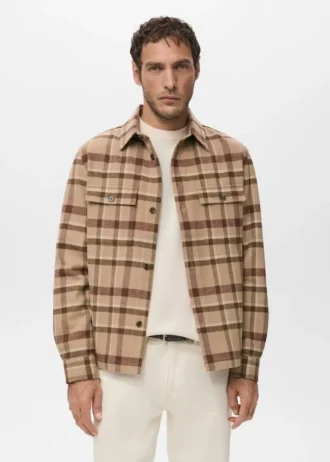 Kostkovaná košile s kapsami