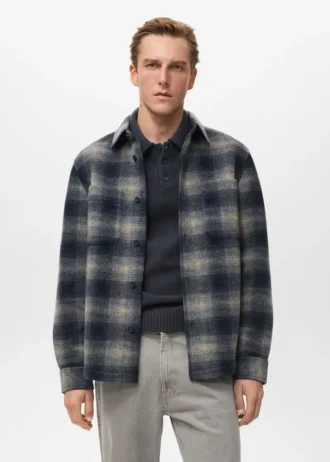 Kostkovaná košile s kapsami