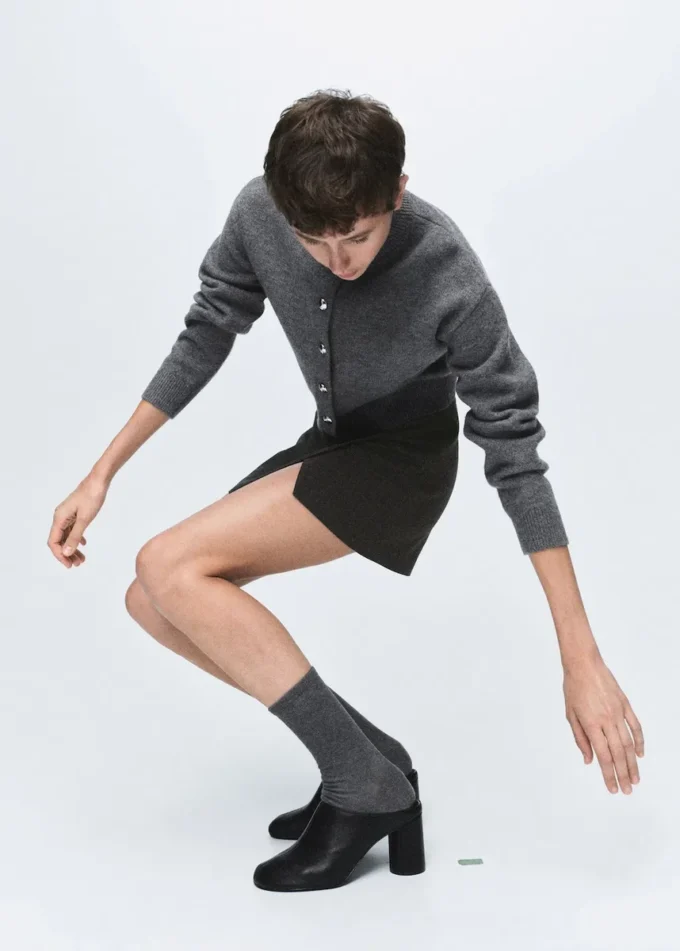 Kostkovaná zavinovací sukně Kostkovaná zavinovací sukně