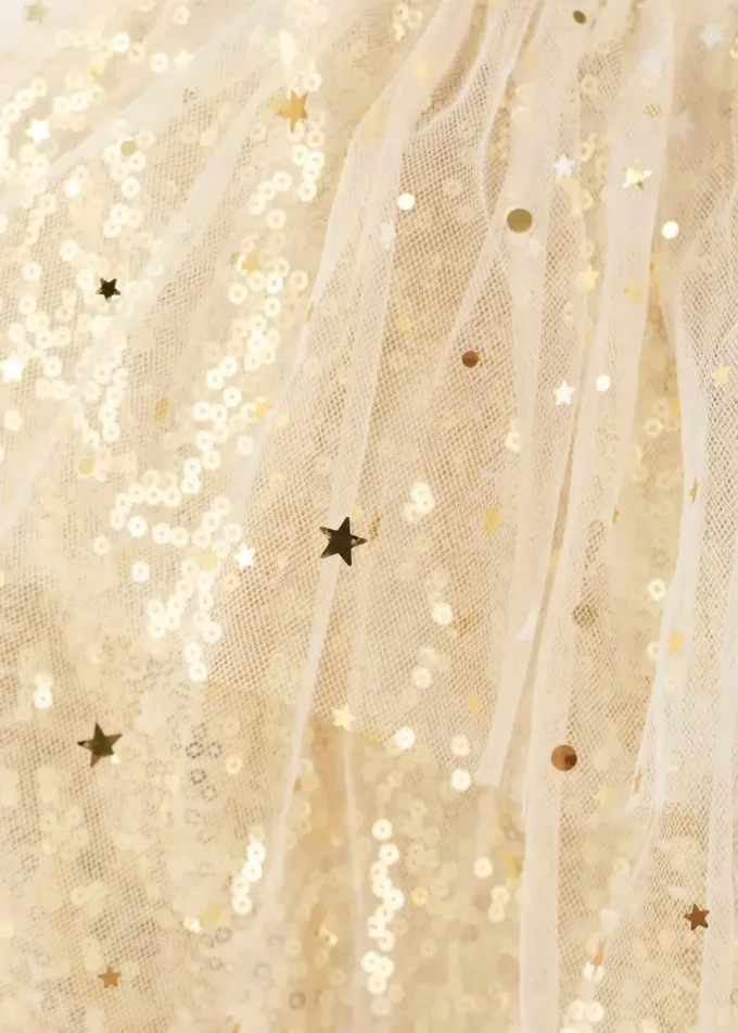 Kostýmní plášť s flitry