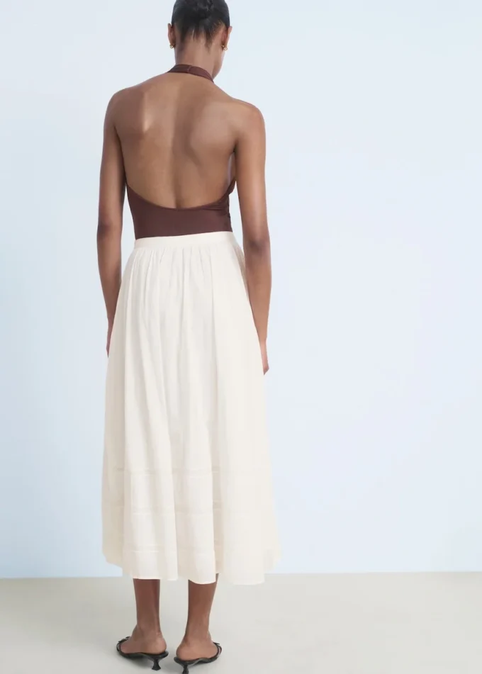 Krajková bavlněná sukně Krajková bavlněná sukně