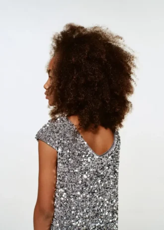 Krátké šaty s flitry