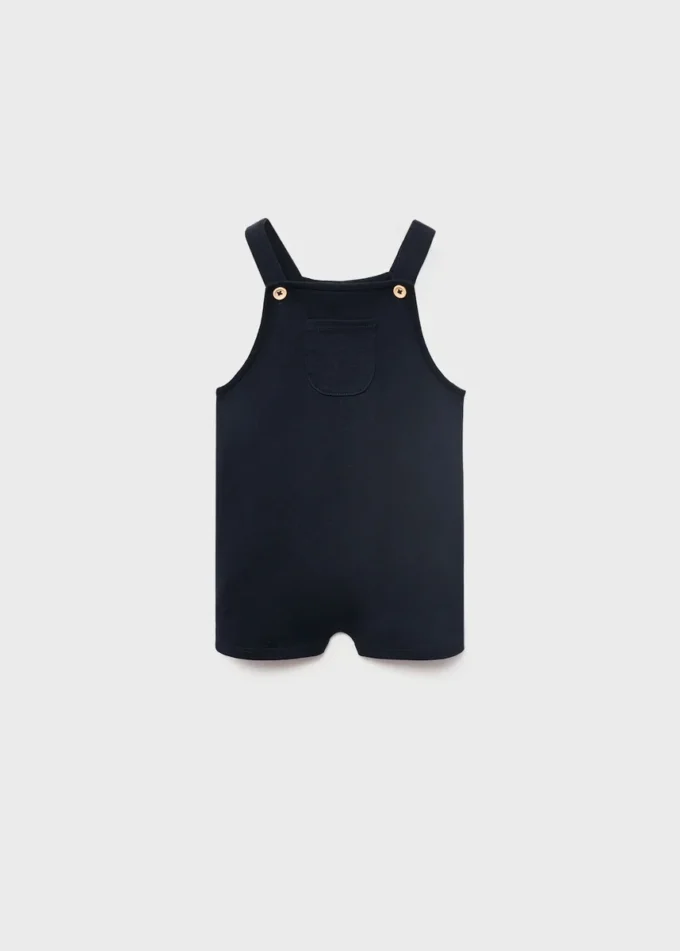 Krátké bavlněné montérky