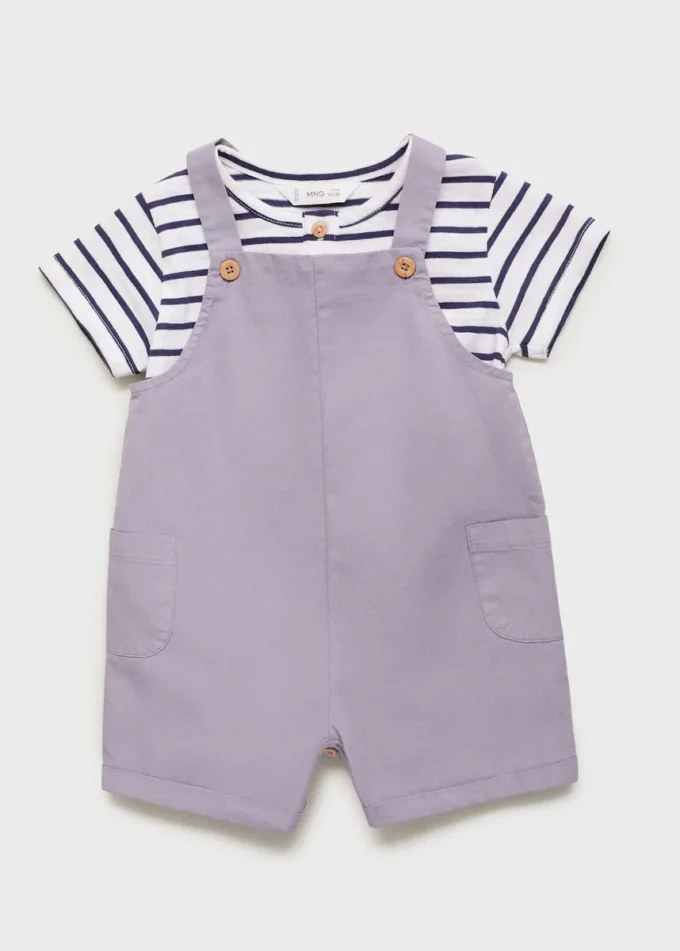 Krátké džínové montérky Krátké džínové montérky