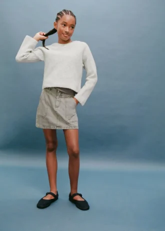 Krátká džínová sukně