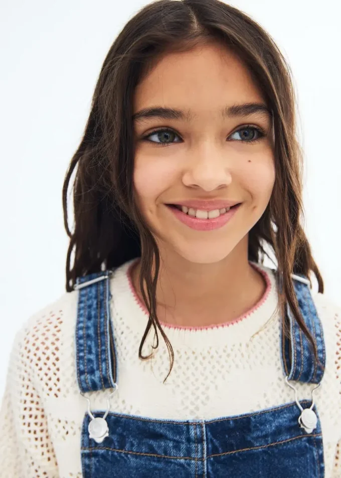 Krátká džínová zástěra Krátká džínová zástěra