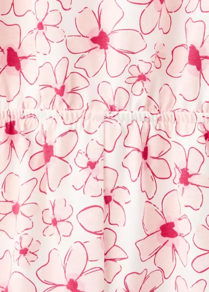 Krátký květinový overal Krátký květinový overal