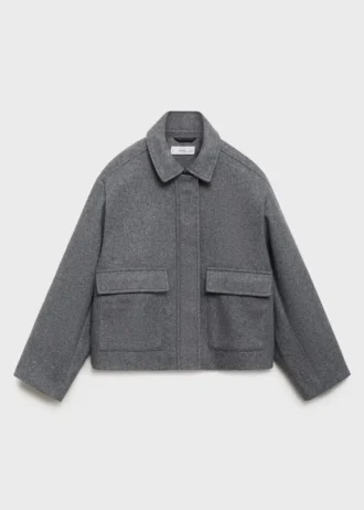 Krátký látkový kabát