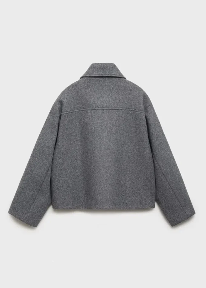 Krátký látkový kabát Krátký látkový kabát