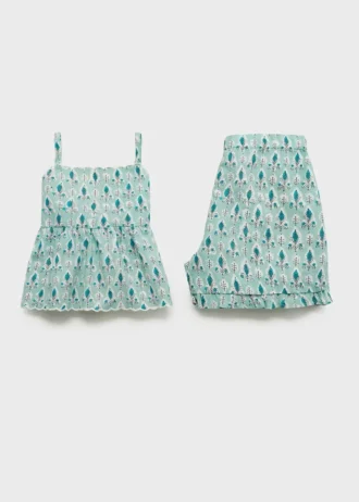 Krátké pyžamo s potiskem