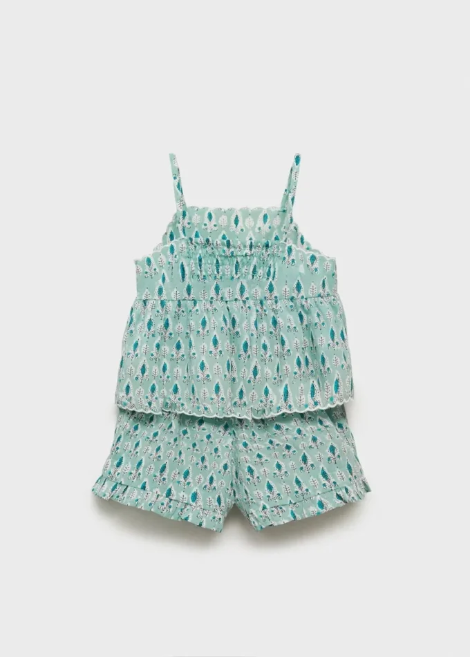 Krátké pyžamo s potiskem Krátké pyžamo s potiskem