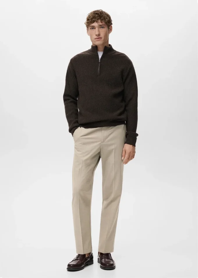 Krátké slim fit kalhoty Bologna Krátké slim fit kalhoty Bologna