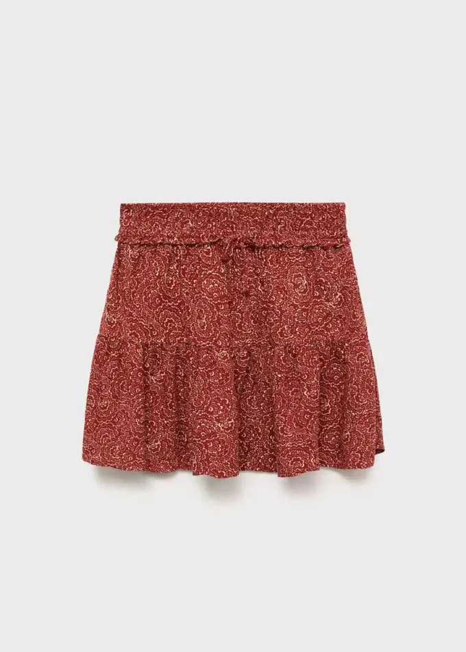 Krátká sukně s potiskem Krátká sukně s potiskem