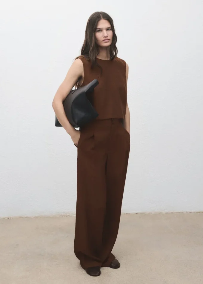 Krátký top na knoflíky Krátký top na knoflíky