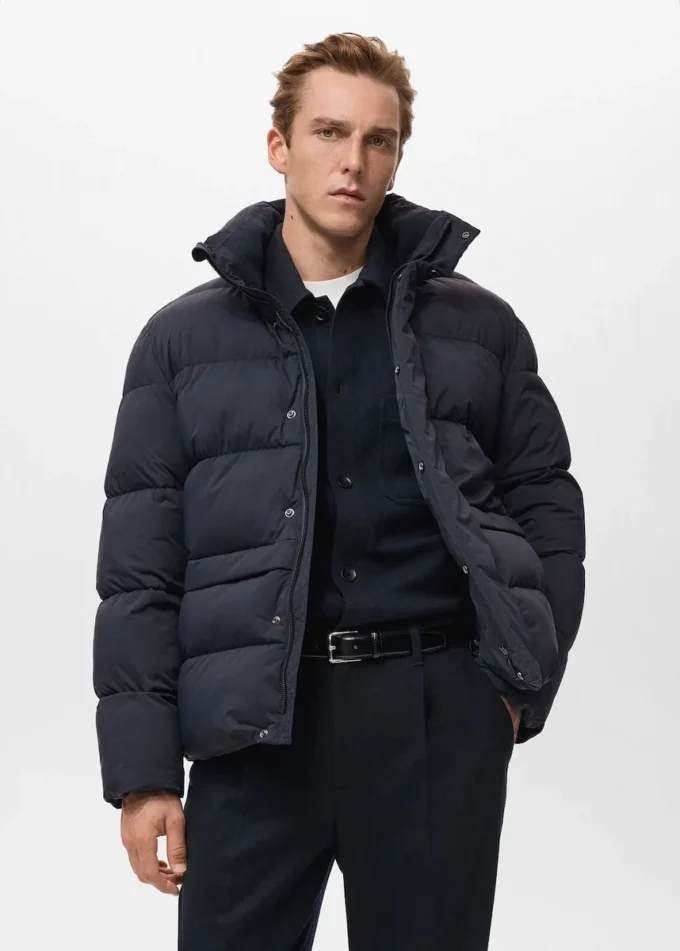 Krátká voděodolná péřová bunda Krátká voděodolná péřová bunda