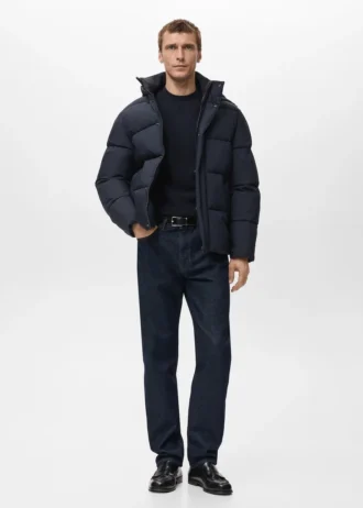 Krátká voděodolná péřová bunda