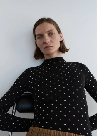 Krystalové body s dlouhými rukávy