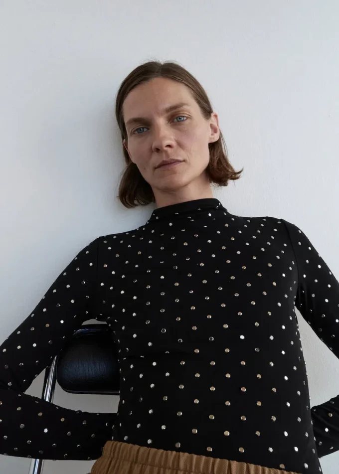 Krystalové body s dlouhými rukávy Krystalové body s dlouhými rukávy