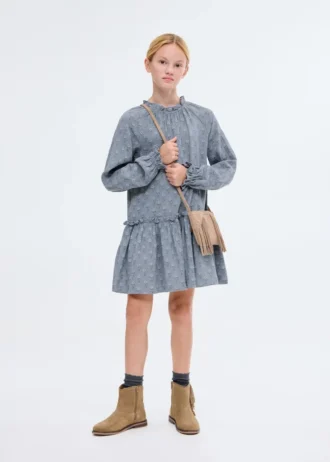 Květinové šaty s volánky