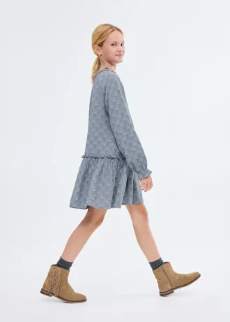 Květinové šaty s volánky