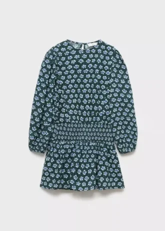 Květinové šaty se shrnováním Květinové šaty se shrnováním