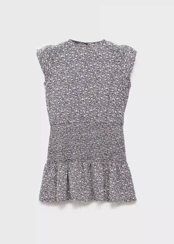 Květinové šaty se shrnováním Květinové šaty se shrnováním