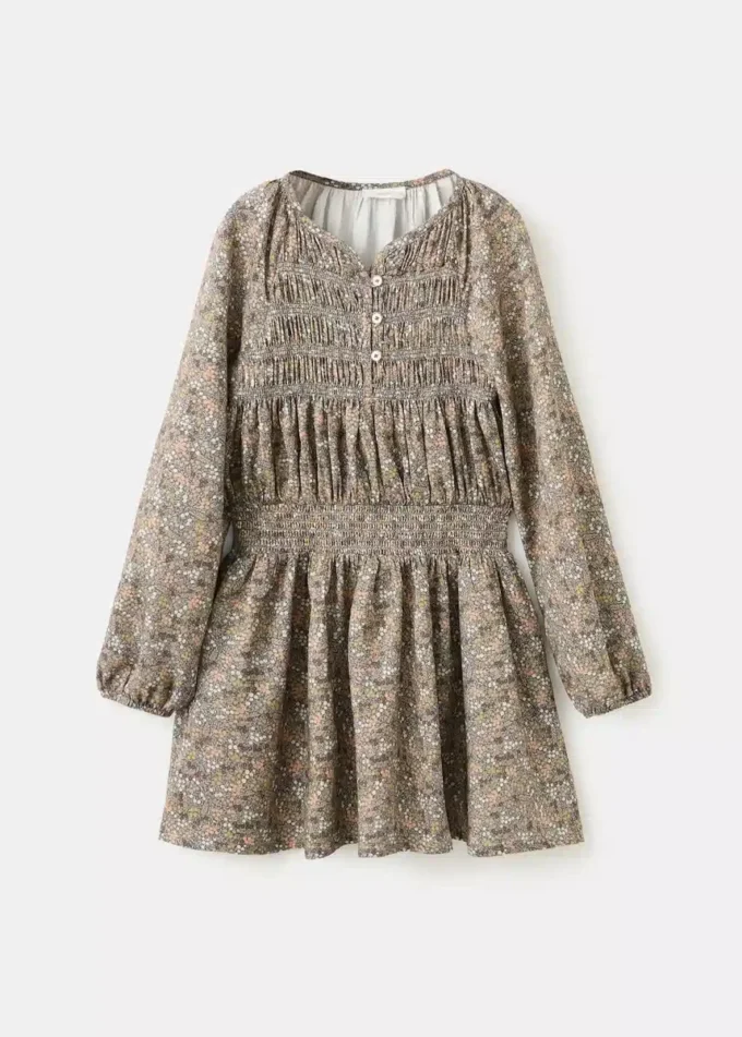 Květinové šaty se shrnováním Květinové šaty se shrnováním