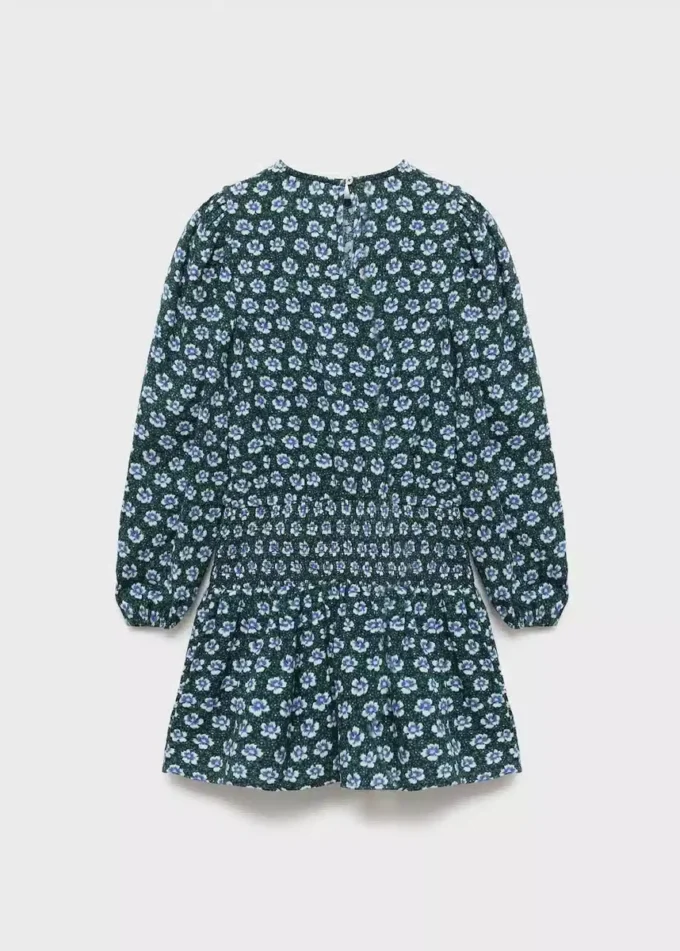 Květinové šaty se shrnováním Květinové šaty se shrnováním