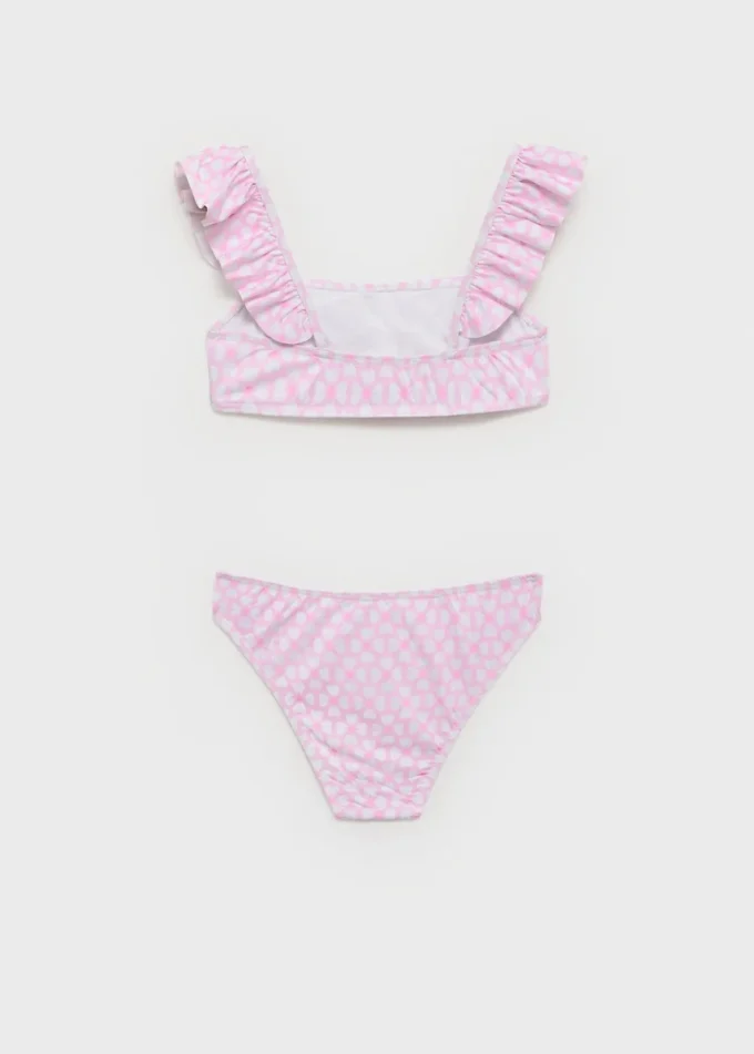 Květinové bikiny s volánky Květinové bikiny s volánky