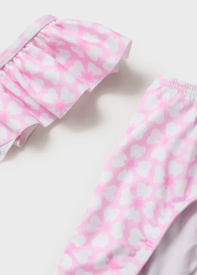 Květinové bikiny s volánky Květinové bikiny s volánky