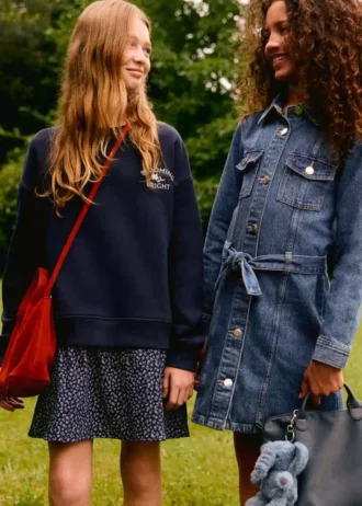 Květinové mikinové šaty