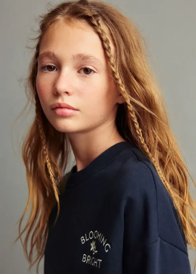 Květinové mikinové šaty