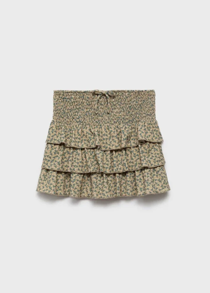 Květinová sukně ve tvaru písmene A Květinová sukně ve tvaru písmene A