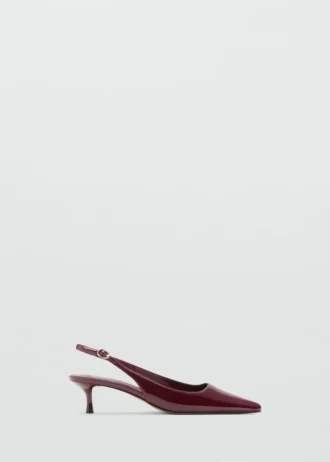 Lakované boty na nízkém podpatku