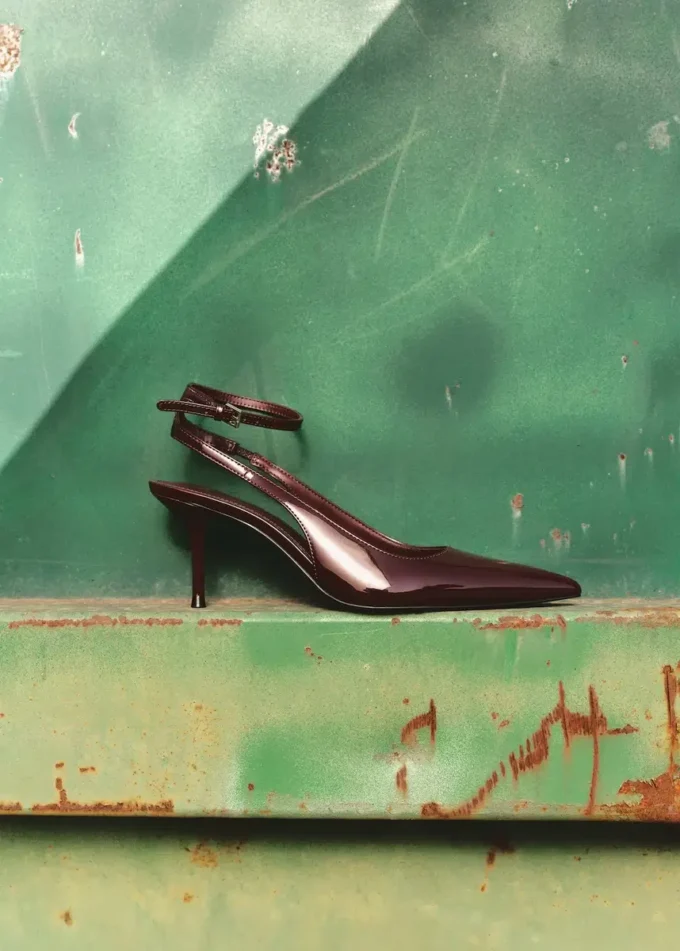 Lakované boty na podpatku Lakované boty na podpatku