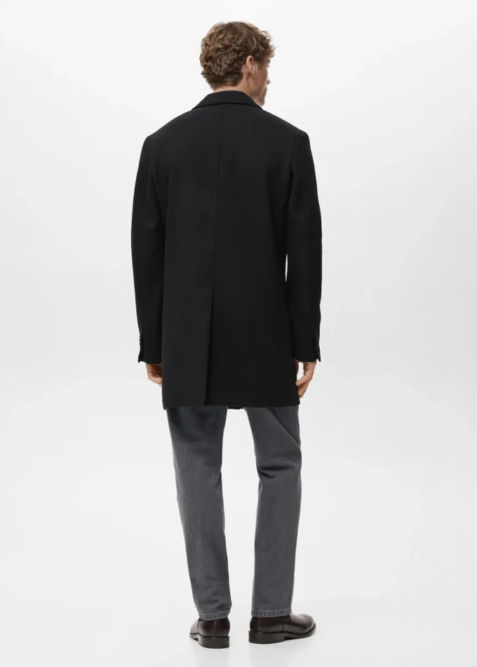 Lehký kabát z recyklované vlny Lehký kabát z recyklované vlny