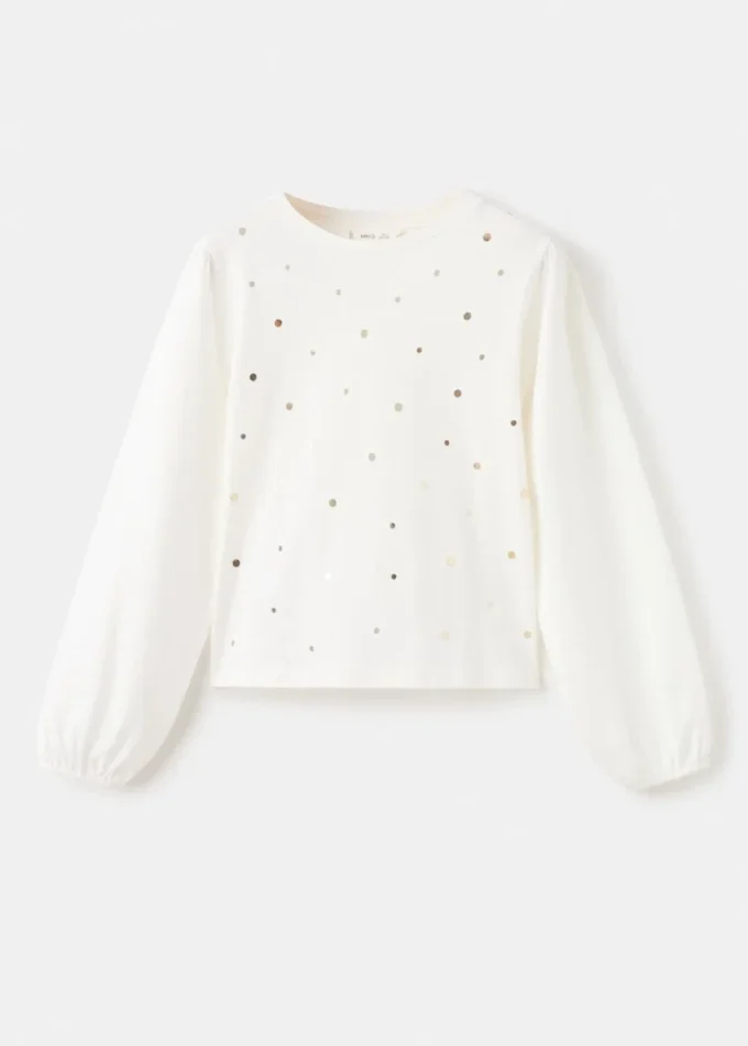 Lesklé bavlněné tričko Lesklé bavlněné tričko