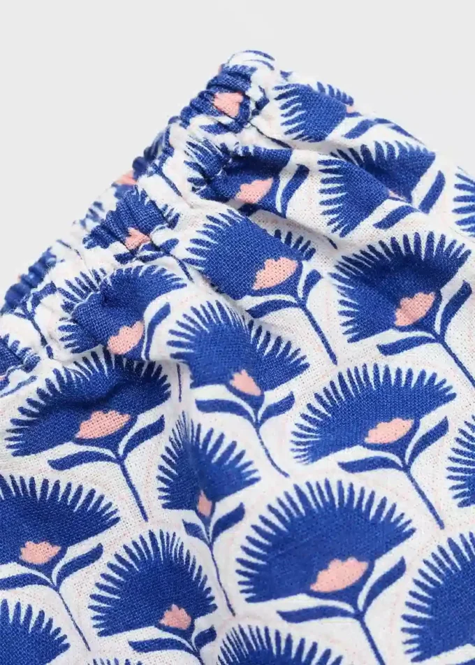 Lněná blůza s potiskem Lněná blůza s potiskem