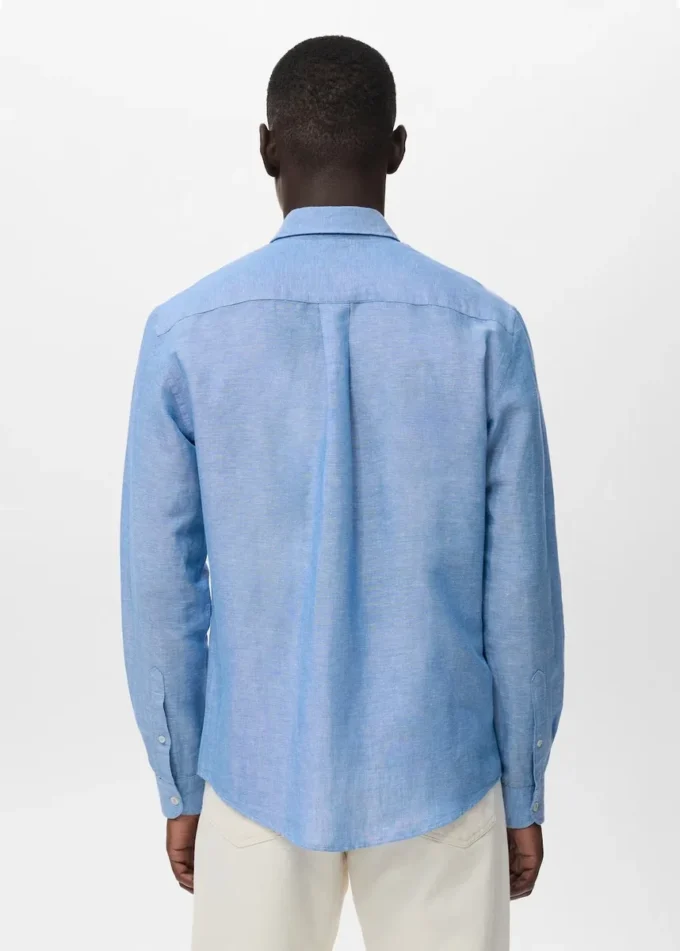 Lněná košile s kapsami Lněná košile s kapsami