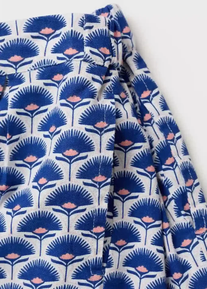 Lněné šortky s potiskem Lněné šortky s potiskem