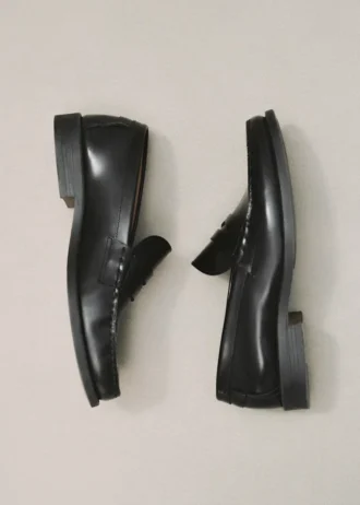 Loafers z patinované kůže