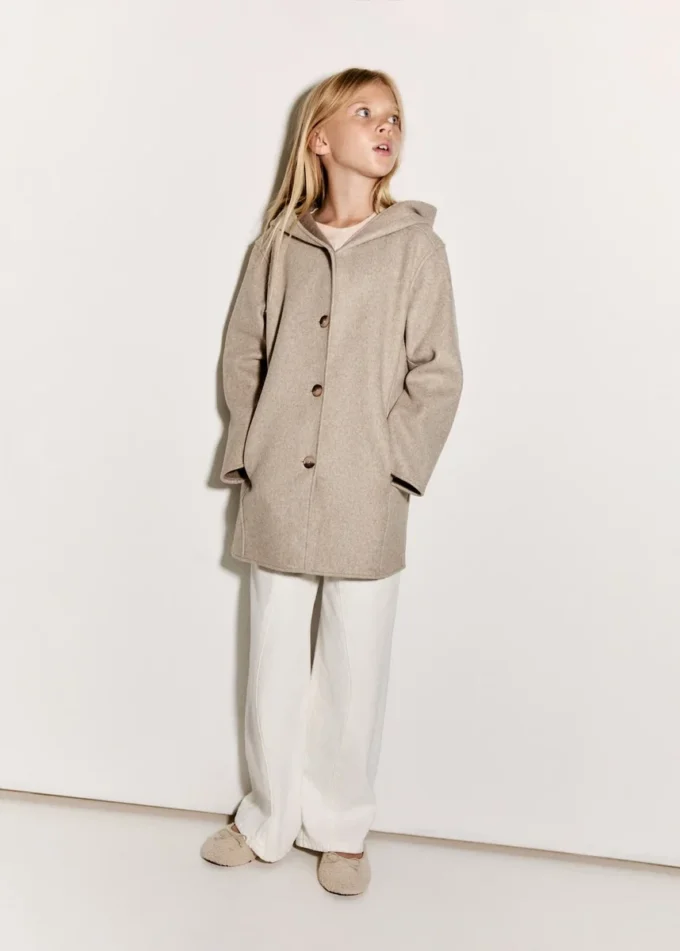 Látkový kabát s kapsami Látkový kabát s kapsami