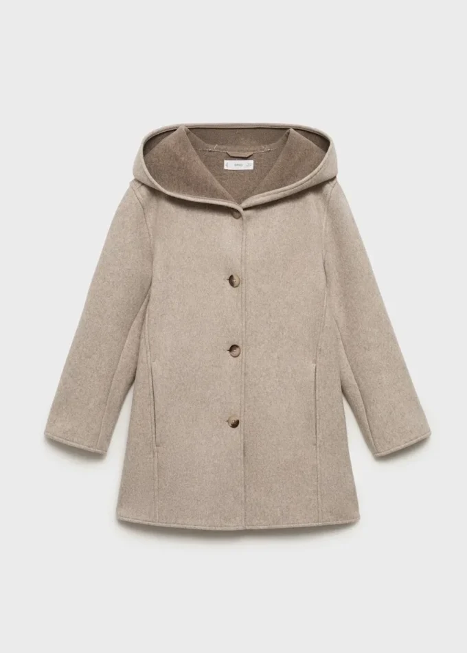 Látkový kabát s kapsami Látkový kabát s kapsami