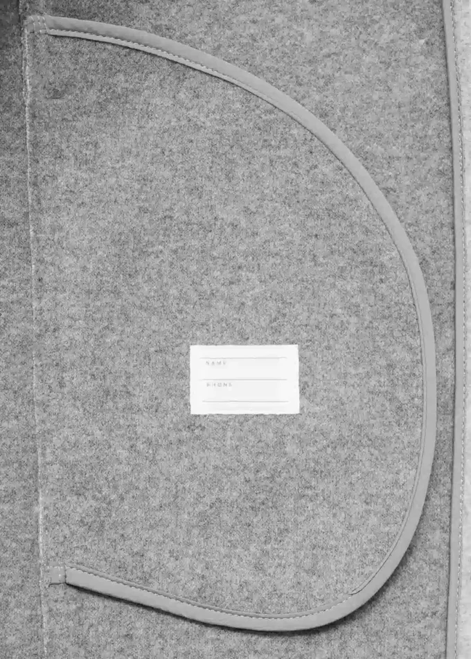 Látkový kabát s kapsami Látkový kabát s kapsami