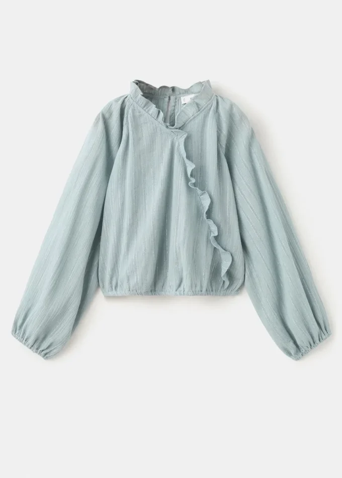 Lurexová halenka s volánky Lurexová halenka s volánky