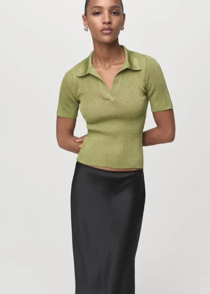 Lurexový svetr s rolákem Lurexový svetr s rolákem