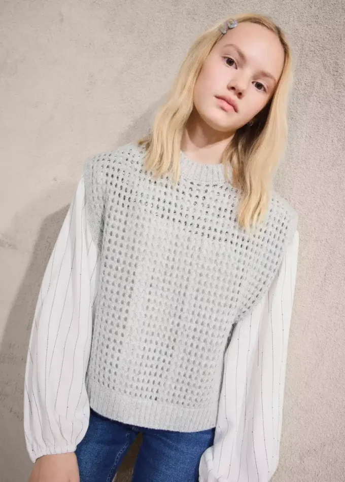 Lurexová vesta s flitry