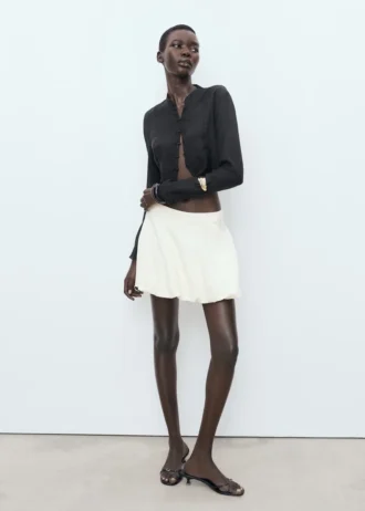 Lyocellová blůza s knoflíky